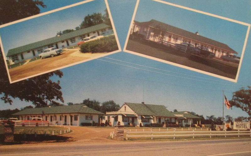 Mel Manor Motel (Welcome Inn) - Old Postcard (newer photo)